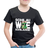 Schlau wie Schlange - Kinder Premium T-Shirt - Schwarz