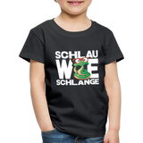 Schlau wie Schlange - Kinder Premium T-Shirt - Schwarz