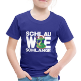 Schlau wie Schlange - Kinder Premium T-Shirt - Königsblau