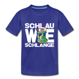 Schlau wie Schlange - Kinder Premium T-Shirt - Königsblau