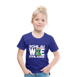 Schlau wie Schlange - Kinder Premium T-Shirt - Königsblau