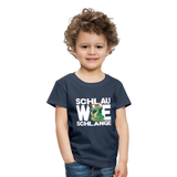 Schlau wie Schlange - Kinder Premium T-Shirt - Navy