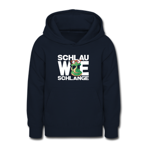 Schlau wie Schlange - Teenager Hoodie - Navy