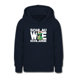 Schlau wie Schlange - Teenager Hoodie - Navy