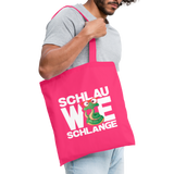 Schlau wie Schlange - Stoffbeutel - Azalea