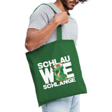 Schlau wie Schlange - Stoffbeutel - Fichte