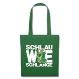 Schlau wie Schlange - Stoffbeutel - Fichte