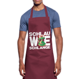 Schlau wie Schlange - Kochschürze - Bordeaux