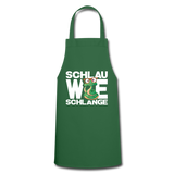 Schlau wie Schlange - Kochschürze - Grün