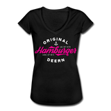 Hamburger Deern PINK - Frauen Vintage T-Shirt - Schwarz