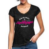 Hamburger Deern PINK - Frauen Vintage T-Shirt - Anthrazit