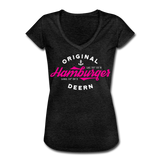 Hamburger Deern PINK - Frauen Vintage T-Shirt - Anthrazit