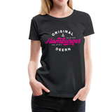 Hamburger Deern Pink - Frauen Premium T-Shirt - Schwarz