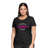 Hamburger Deern Pink - Frauen Premium T-Shirt - Schwarz