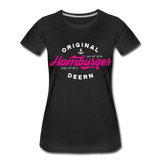 Hamburger Deern Pink - Frauen Premium T-Shirt - Schwarz