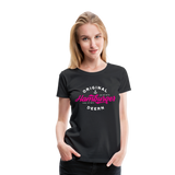 Hamburger Deern Pink - Frauen Premium T-Shirt - Schwarz