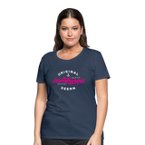 Hamburger Deern Pink - Frauen Premium T-Shirt - Navy