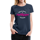 Hamburger Deern Pink - Frauen Premium T-Shirt - Navy