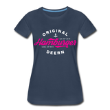 Hamburger Deern Pink - Frauen Premium T-Shirt - Navy