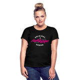 Hamburger Deern PINK - Frauen Oversize T-Shirt - Schwarz