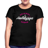 Hamburger Deern - Frauen Oversize T-Shirt - Schwarz