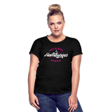 Hamburger Deern - Frauen Oversize T-Shirt - Schwarz