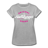 Hamburger Deern - Frauen Oversize T-Shirt - Grau meliert