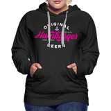 Hamburger Deern PINK - Frauen Premium Hoodie - Schwarz