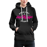 Hamburger Deern PINK - Frauen Premium Hoodie - Schwarz