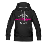 Hamburger Deern PINK - Frauen Premium Hoodie - Schwarz