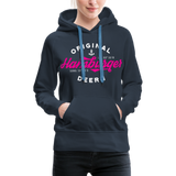 Hamburger Deern PINK - Frauen Premium Hoodie - Navy