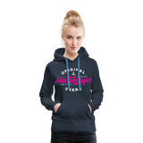 Hamburger Deern PINK - Frauen Premium Hoodie - Navy