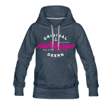 Hamburger Deern PINK - Frauen Premium Hoodie - Jeansblau