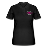 Hamburger Deern PINK - Frauen Polo Shirt - Schwarz