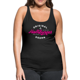 Hamburger Deern PINK - Frauen Premium Tank Top - Schwarz