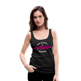 Hamburger Deern PINK - Frauen Premium Tank Top - Schwarz