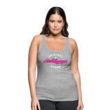 Hamburger Deern PINK - Frauen Premium Tank Top - Grau meliert