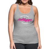 Hamburger Deern PINK - Frauen Premium Tank Top - Grau meliert