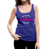 Hamburger Deern PINK - Frauen Premium Tank Top - Königsblau