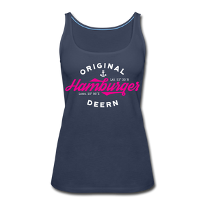 Hamburger Deern PINK - Frauen Premium Tank Top - Anthrazit