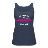 Hamburger Deern PINK - Frauen Premium Tank Top - Navy