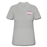 Hamburger Deern - Frauen Polo Shirt - Grau meliert