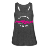 Hamburger Deern PINK - Federleichtes Frauen Tank Top - Dunkelgrau meliert