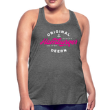 Hamburger Deern PINK - Federleichtes Frauen Tank Top - Dunkelgrau meliert