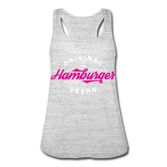 Hamburger Deern PINK - Federleichtes Frauen Tank Top - Grau meliert