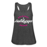 Hamburger Deern - Federleichtes Frauen Tank Top - Dunkelgrau meliert