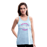 Hamburger Deern - Federleichtes Frauen Tank Top - Blau meliert