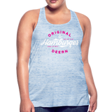 Hamburger Deern - Federleichtes Frauen Tank Top - Blau meliert