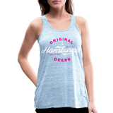 Hamburger Deern - Federleichtes Frauen Tank Top - Blau meliert