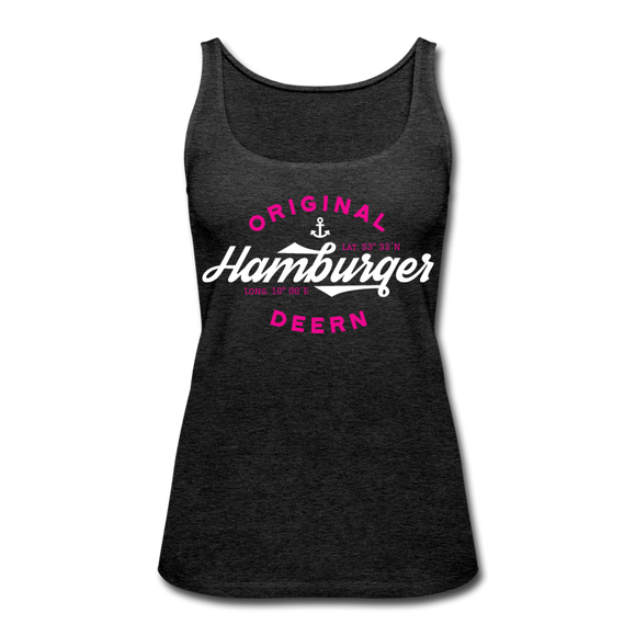 Hamburger Deern - Frauen Premium Tank Top - Anthrazit